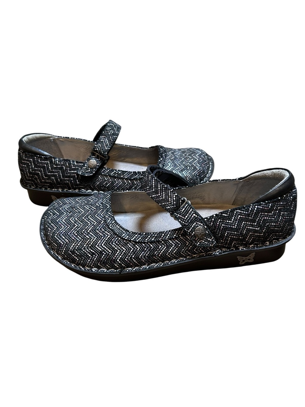 Alegria Belle black Mary Jane comfort shoes size 40 9.5/10 bel 454 nurse work
